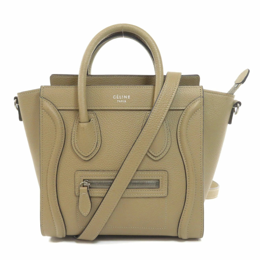 Celine Luggage Leather 2way Handbag Calfskin - Picture 11 of 11